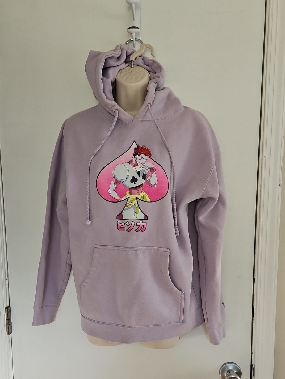 Hypland Hunter X Hunter Hisoka Morow Pullover Hoodie Size M Lavender